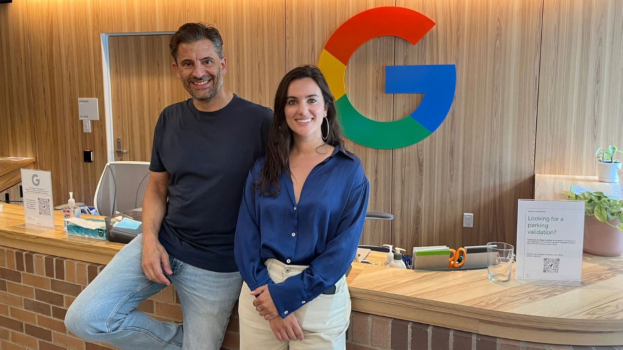 Mariano y Amaia en Google