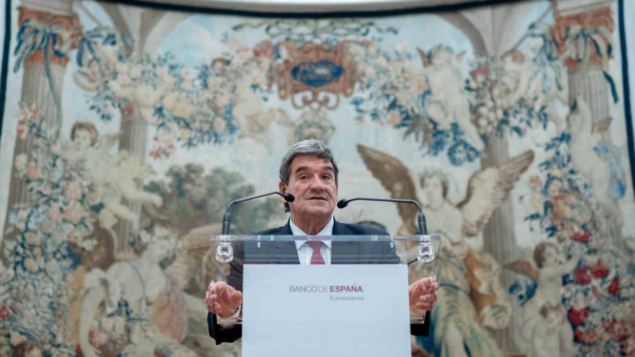 José Luis Escrivá toma posesión de su cargo como nuevo gobernador del Banco de España. EP.