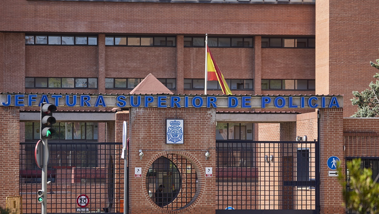 Fachada de la Jefatura Superior de Policía de Madrid. EP