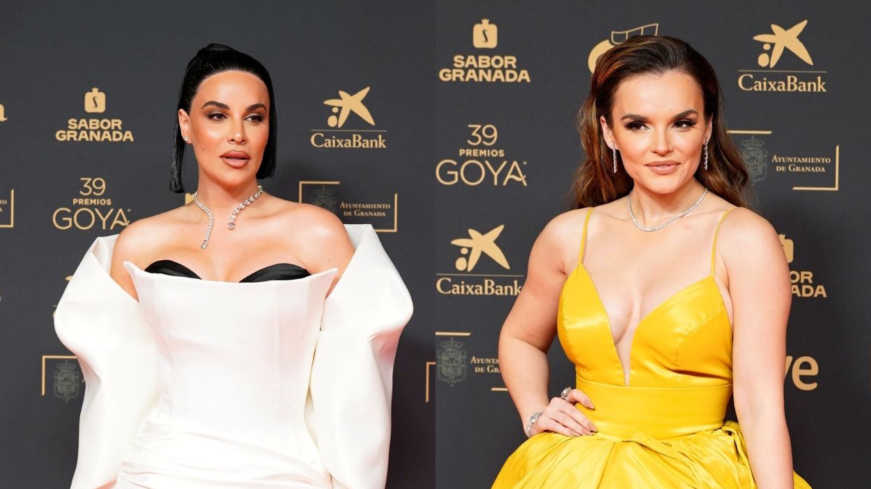 Jedet y Melody en la alfombra roja de los Goya 2025. EP