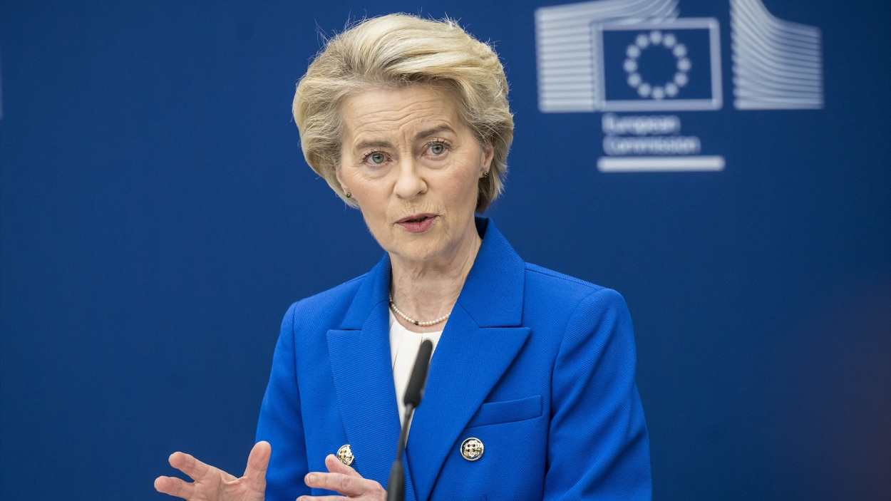 La presidenta de la Comisión Europea, Ursula von der Leyen. EuropaPress