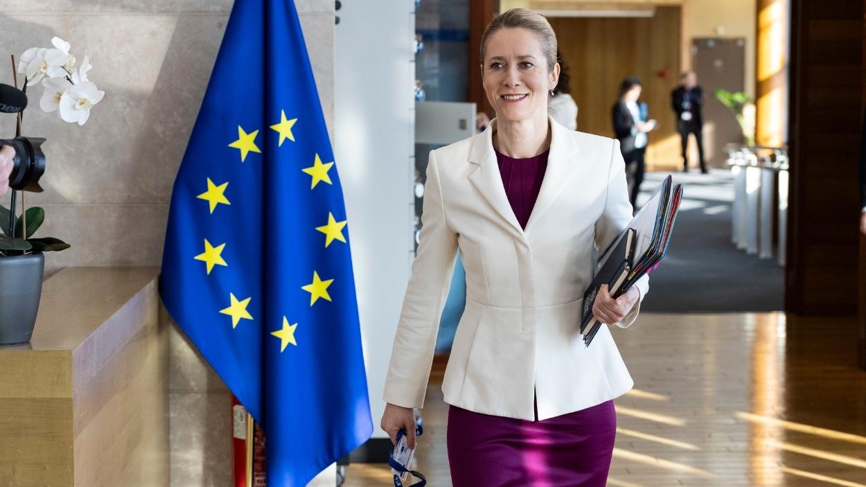 La alta representante de la UE, Kaja Kallas. EP